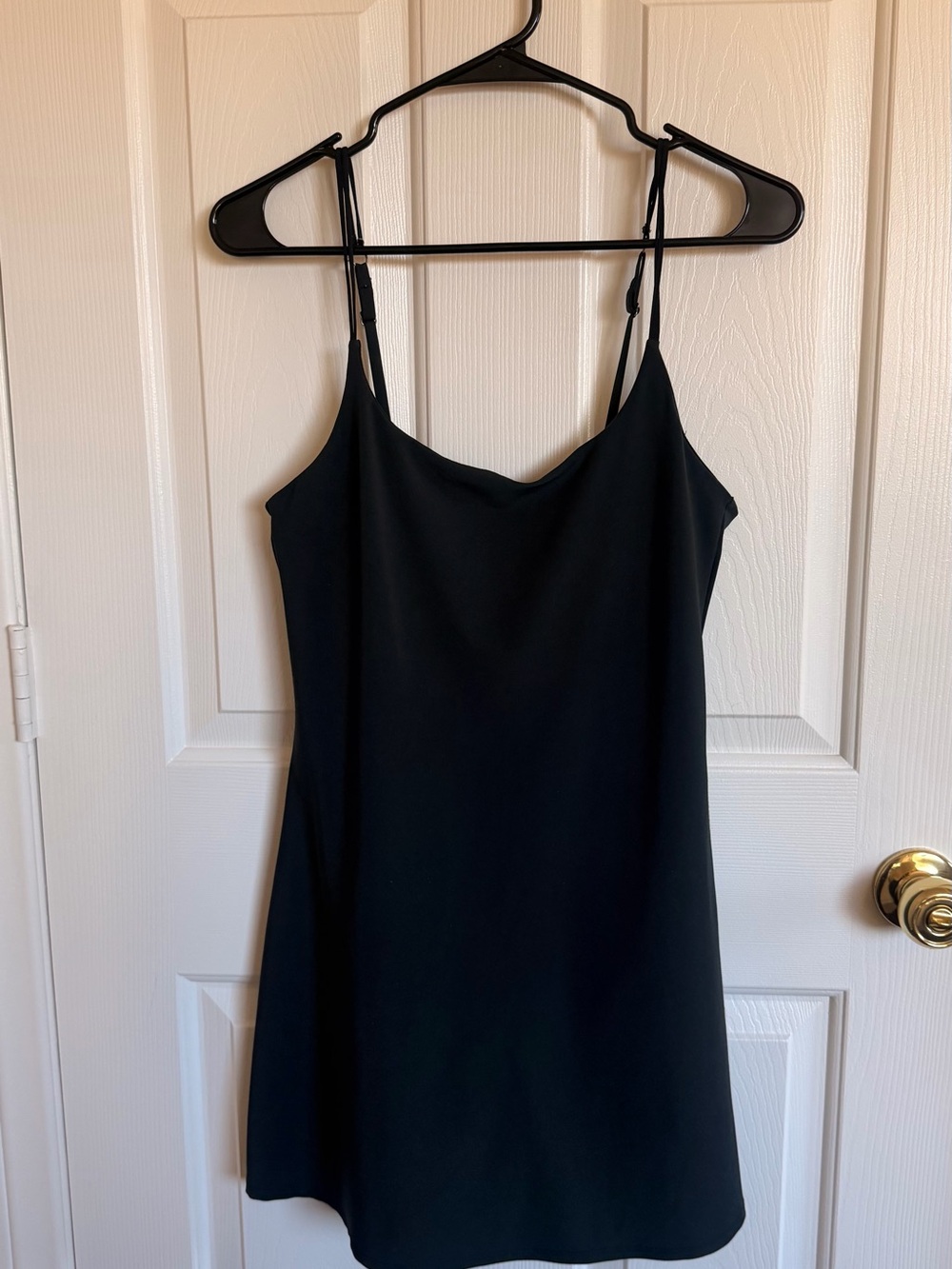 Abercrombie & Fitch Black Athletic Romper Dress with Shorts  Underneath